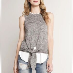 BROCHU WALKER Loki Layered Tank Size Small